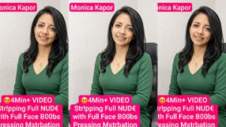 Monika Kapoor Live Stripping Full Nude Boobs Pressing Masterbation