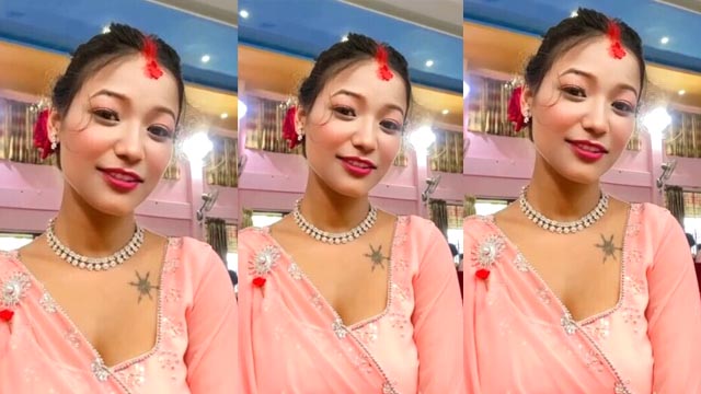 Nepali Sexy Girlfriend Showing Her Big Boobs