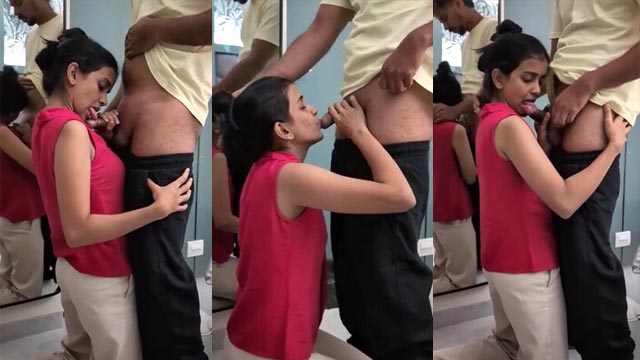 Horny Wife Sucking Colleague Dick In Office Boss Exclusive MMS