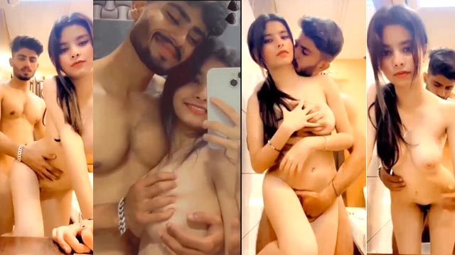 Real Slim Punjabi Teen Girl Standing Hard Fucking