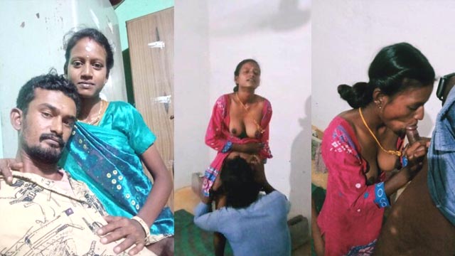 Horny Tamil Wife Threesome Fucking While Husband Recording